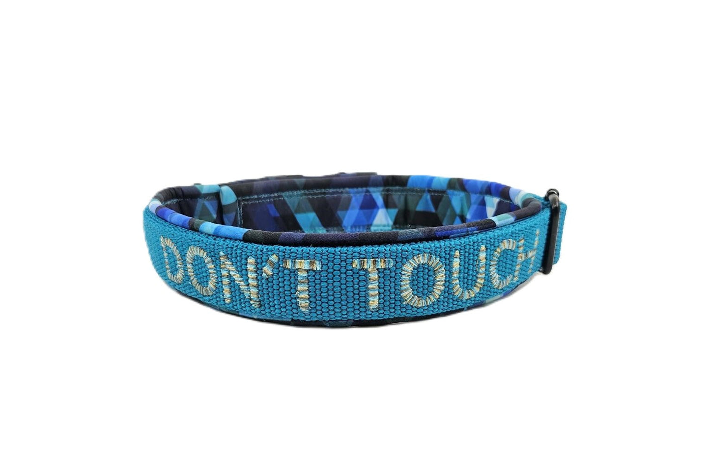HALSBAND - MAGIC BLUE „DON’T TOUCH“ 🔵❌ 39–45 cm