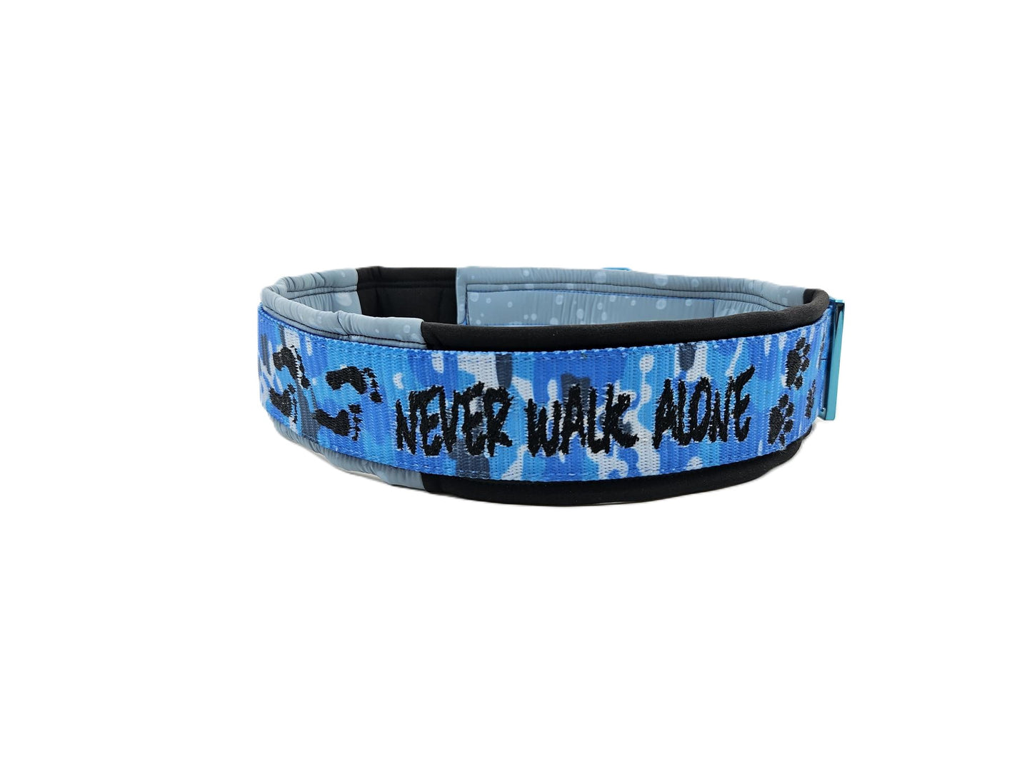 HALSBAND - NEVER WALK ALONE 🐾💙 50–56 cm