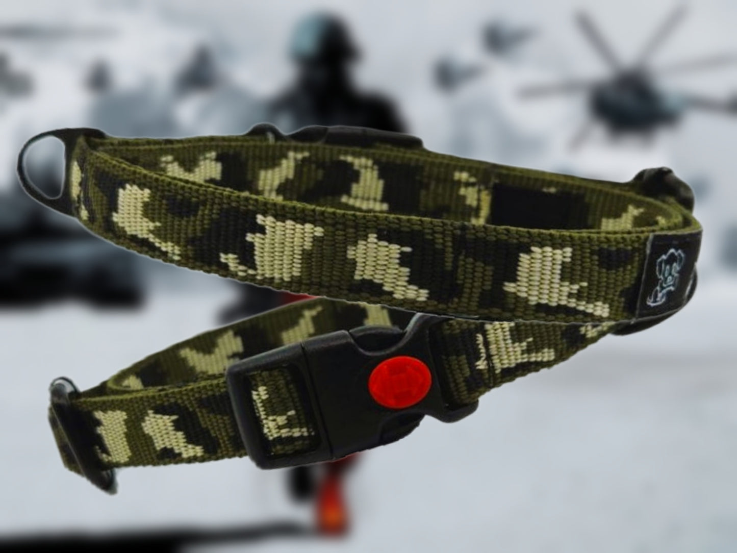 HALSBAND - Army mini 🖤🌿