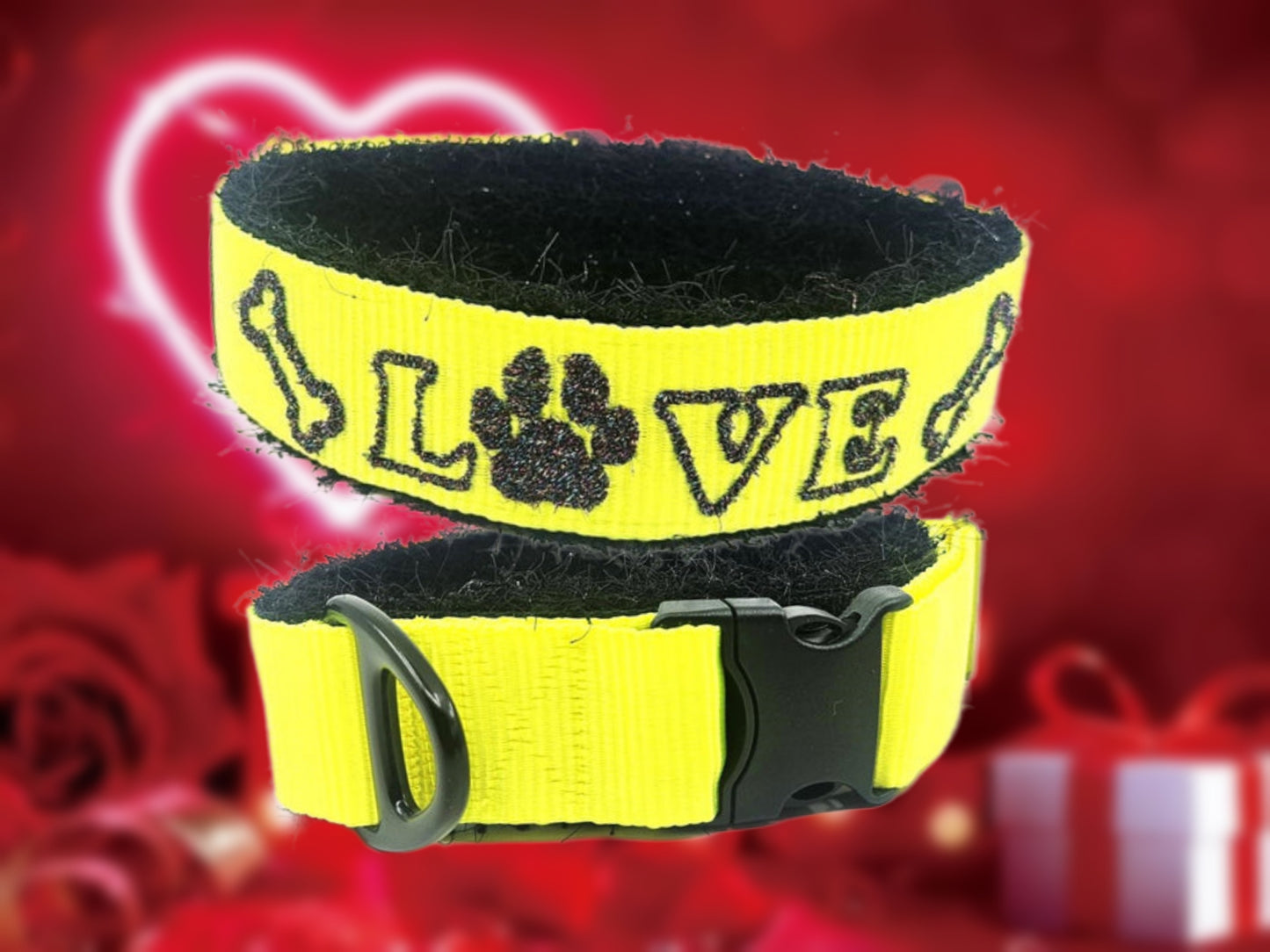 HALSBAND - LOVE 💛🐾 44–47 cm