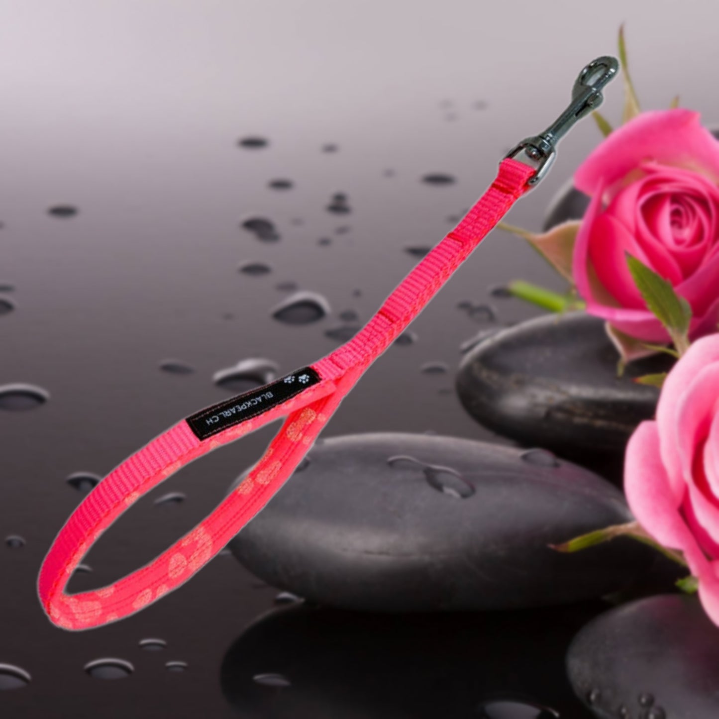 KURZFÜHRER LEINE - Flash Pink💖✨ 34 cm