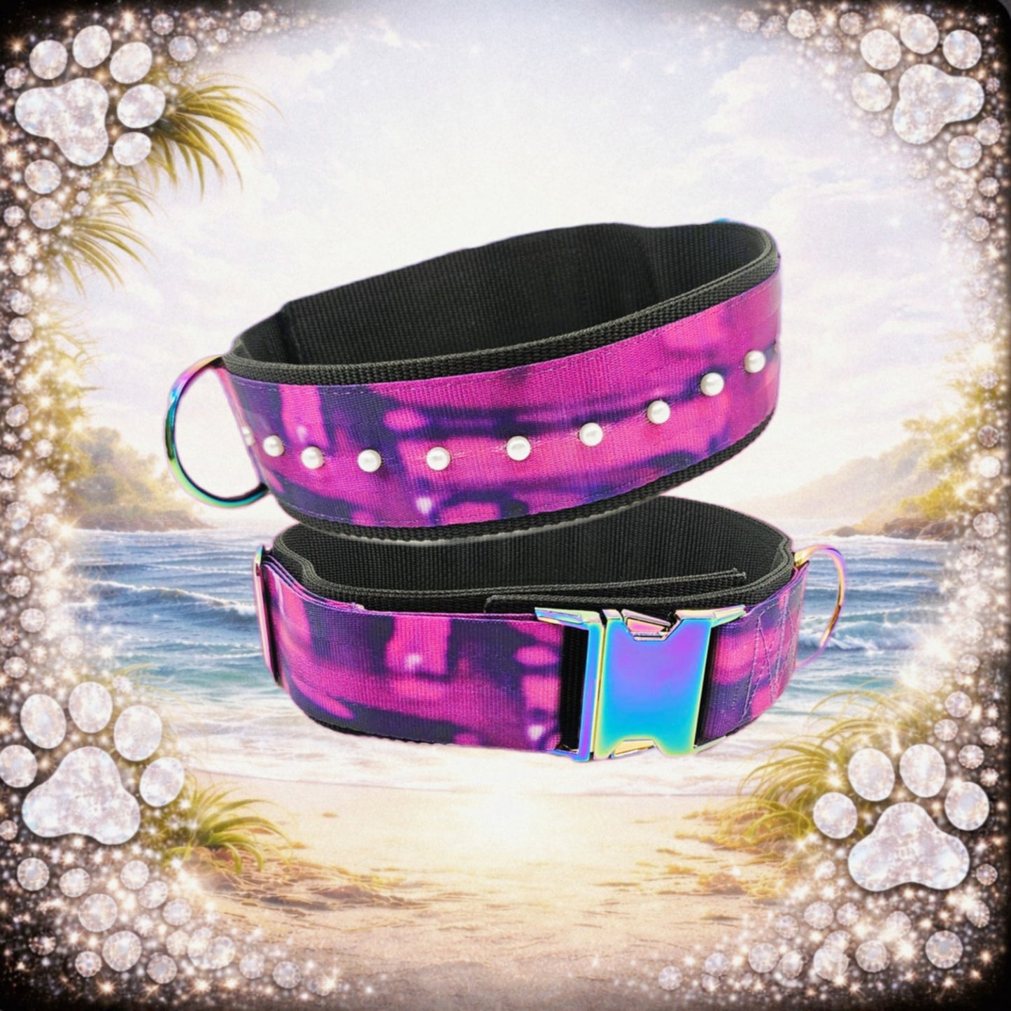 HALSBAND - PINK LADY 💎💗 48–52 cm