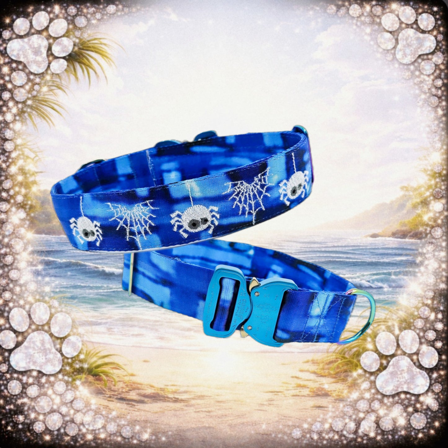 HALSBAND - Spider Power Collar – Blue Edition 🕷️💙