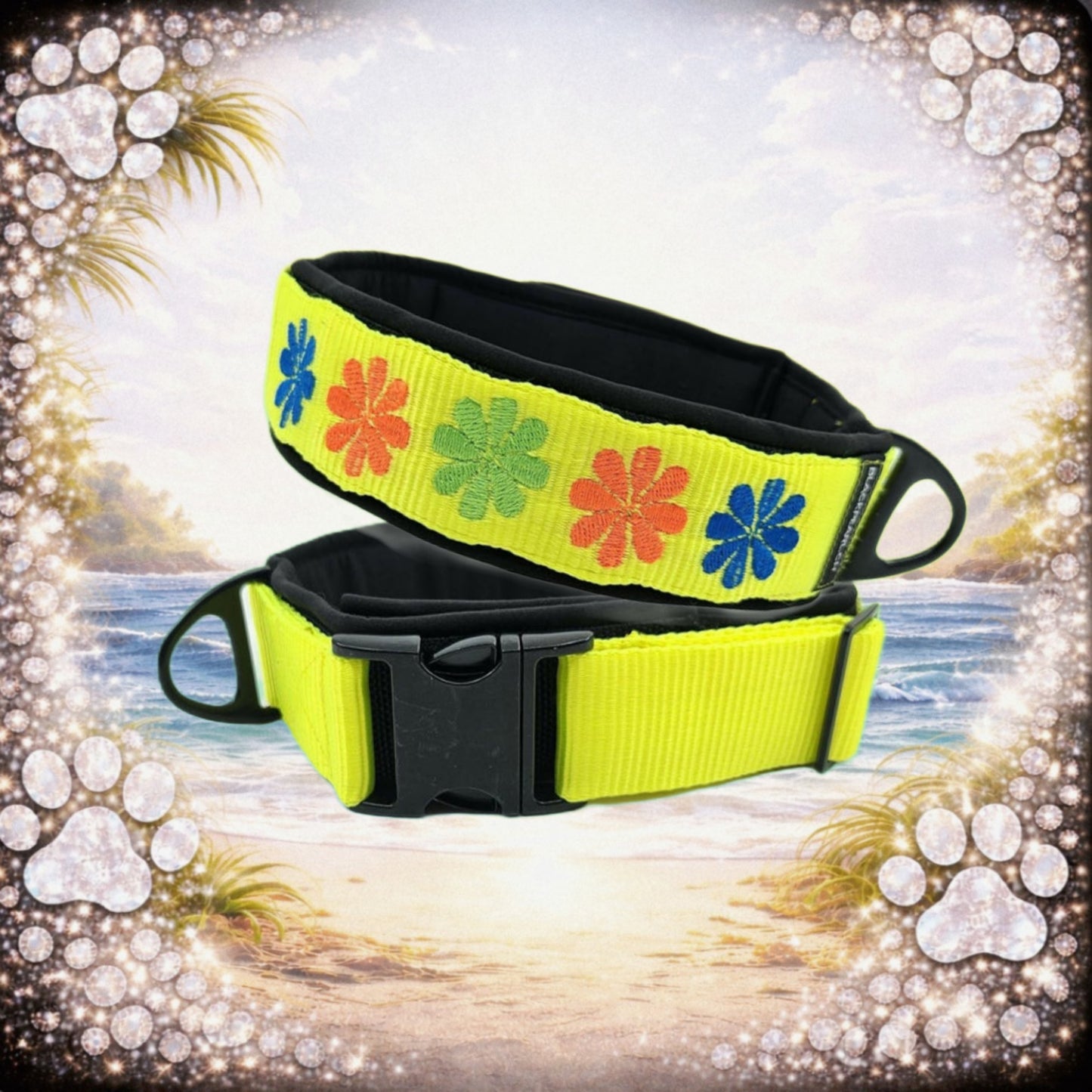 HALSBAND - HAPPY FLOWERS 🌼🌈 42–47 cm