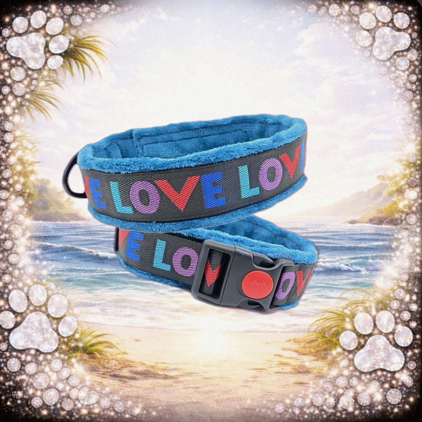 HALSBAND - LOVE 🩵💜❤️💙