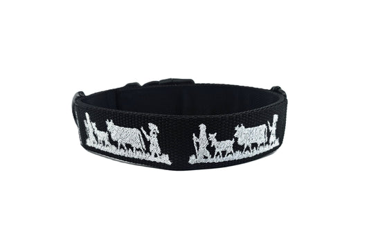 HALSBAND - ALPENLIEBE 🖤🦴 45 - 52 cm
