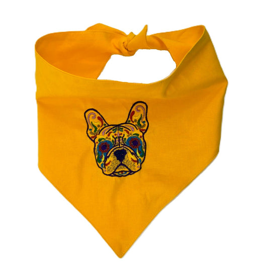 Halstuch - Bulldog Chic 💛  40-50 cm