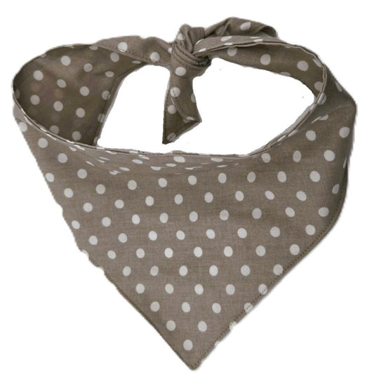 Halstuch - Polka Dot Chic 🤍🤎 36-44 cm