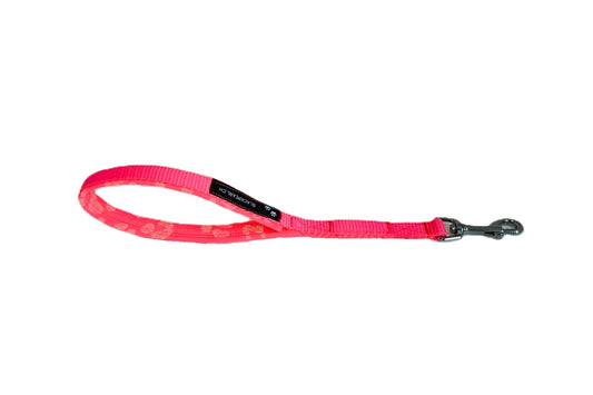 KURZFÜHRER LEINE - Flash Pink💖✨ 34 cm