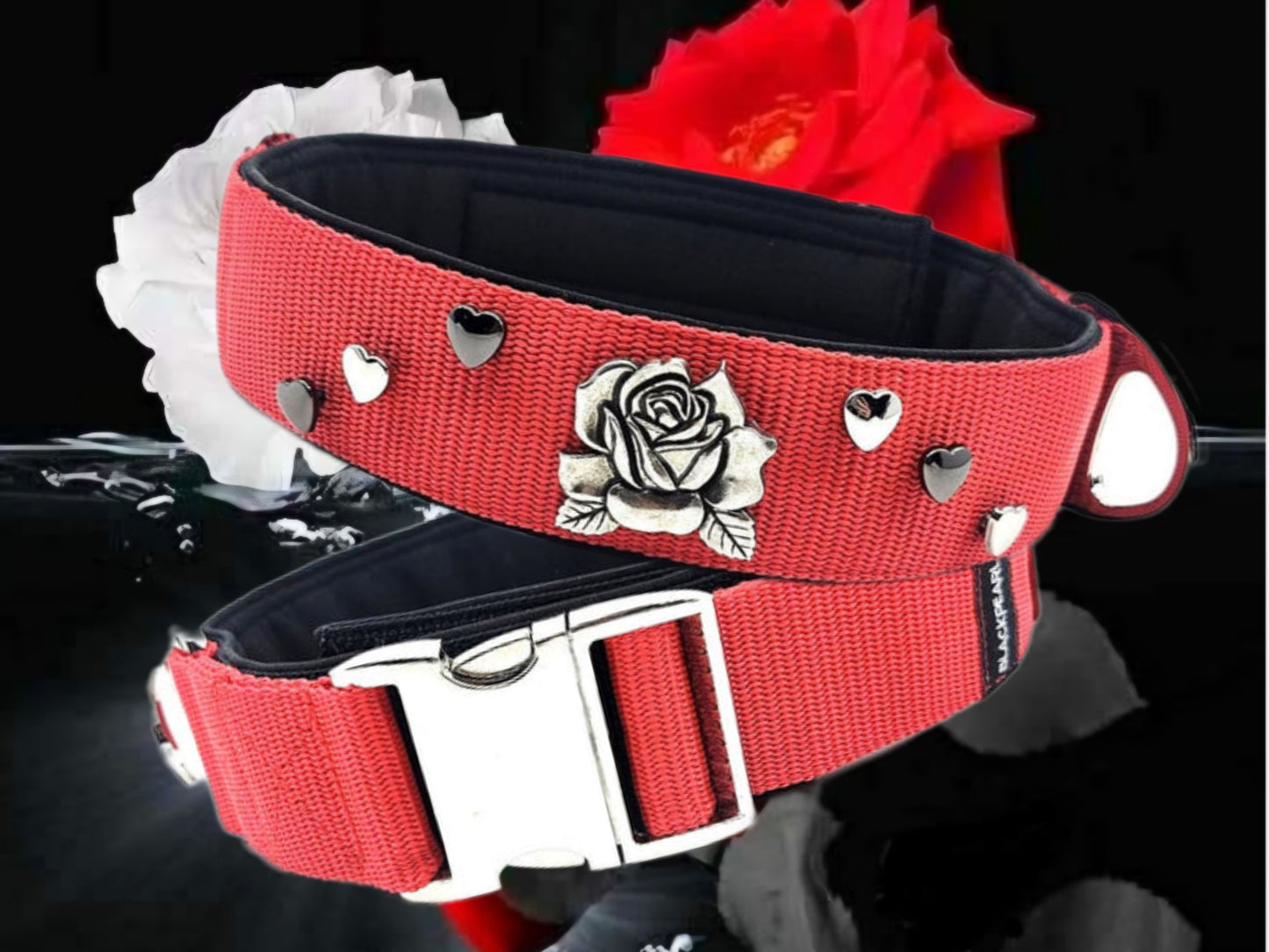 HALSBAND - HEART ROSES 🌹❤️ 44–51 cm