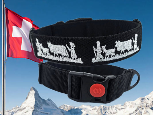 HALSBAND - ALPENLIEBE 🖤🦴 45 - 52 cm