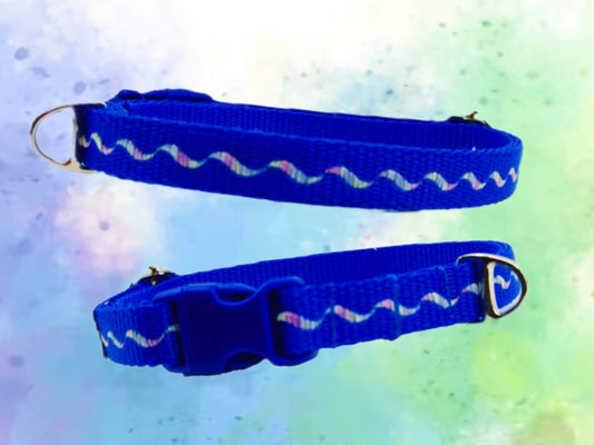 HALSBAND - Pastel Flow 🐾💜🌈 35-41 cm