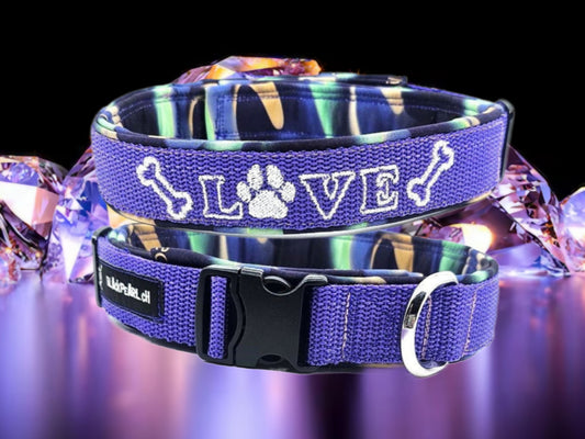 HALSBAND - PURPLE LOVE 💜🐾