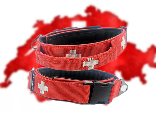 HALSBAND - SWISS CROSS 🇨🇭❤️ 41–47 cm