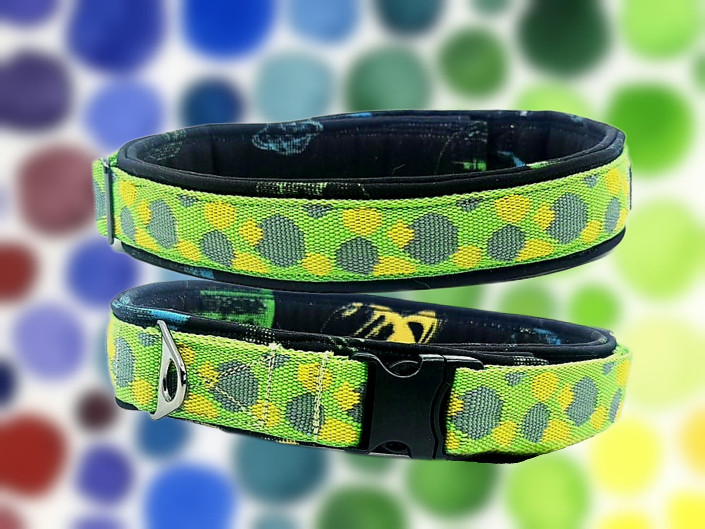 HALSBAND - GREEN POINTS 🟢🟡  49–53 cm