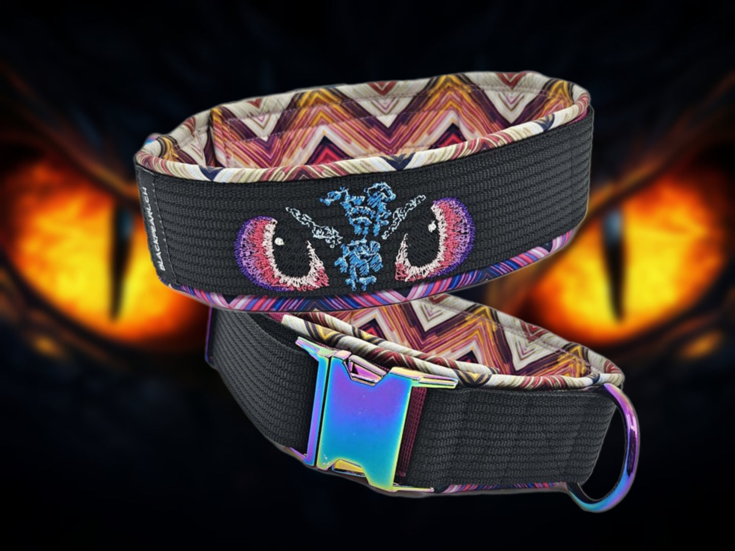 HALSBAND - LADY DRAGON EYES 🐉🔥 40–48 cm