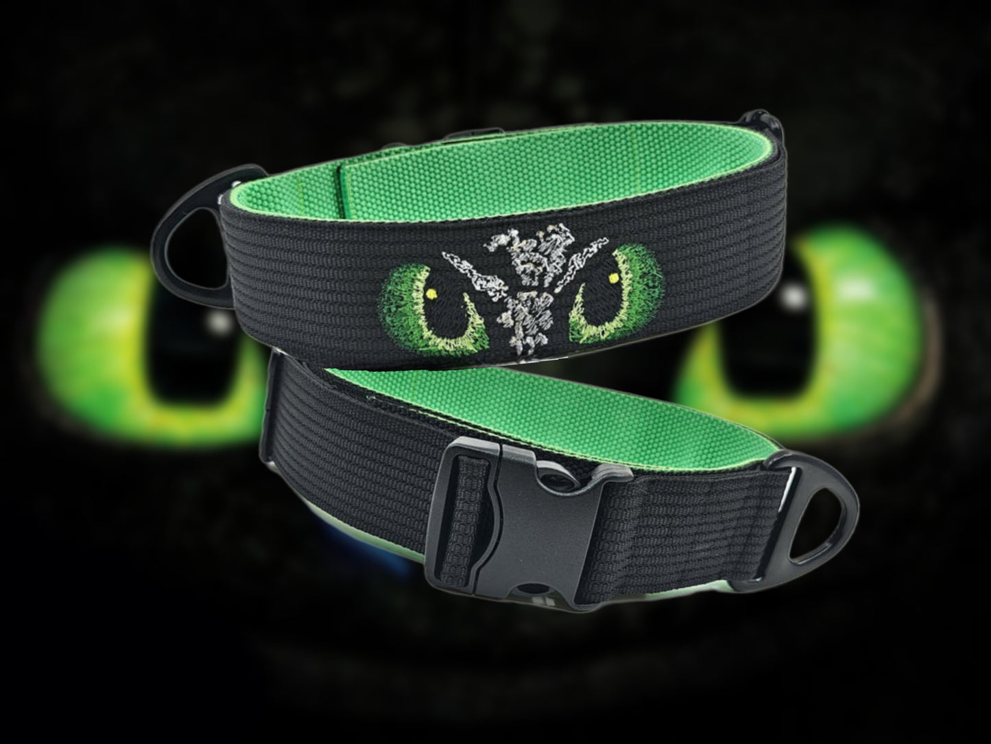 HALSBAND - DRAGON EYES 🐉🔥 43–51 cm