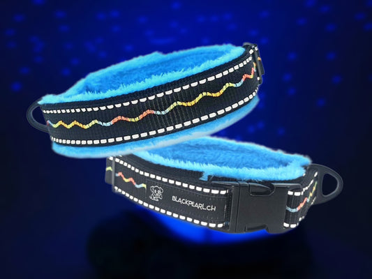 HALSBAND - BLUE FLASH ⚡💙 32–42 cm