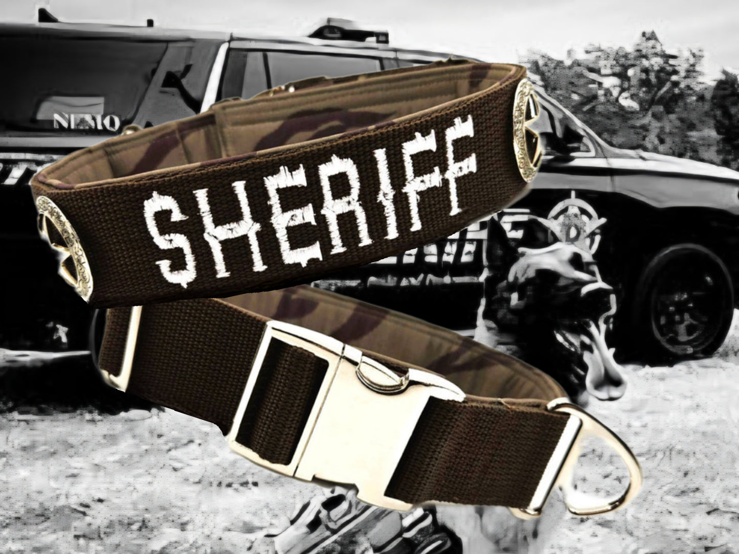 HALSBAND - Deputy Dog 🟤🐾🤠 48-54 cm