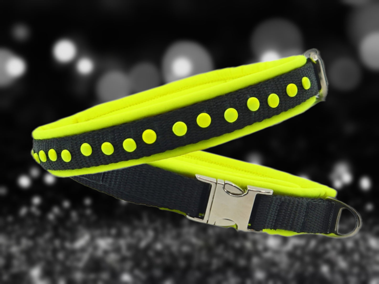 HALSBAND - Neon Star 💛🌟 36-42 cm