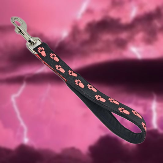 KURZFÜHRER LEINE - Pink Panther 🖤💗 25 cm