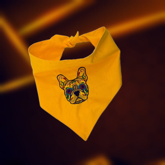 Halstuch - Bulldog Chic 💛  40-50 cm