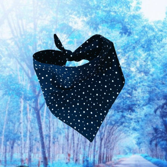 Halstuch - Navy Dots🔵 35-38 cm
