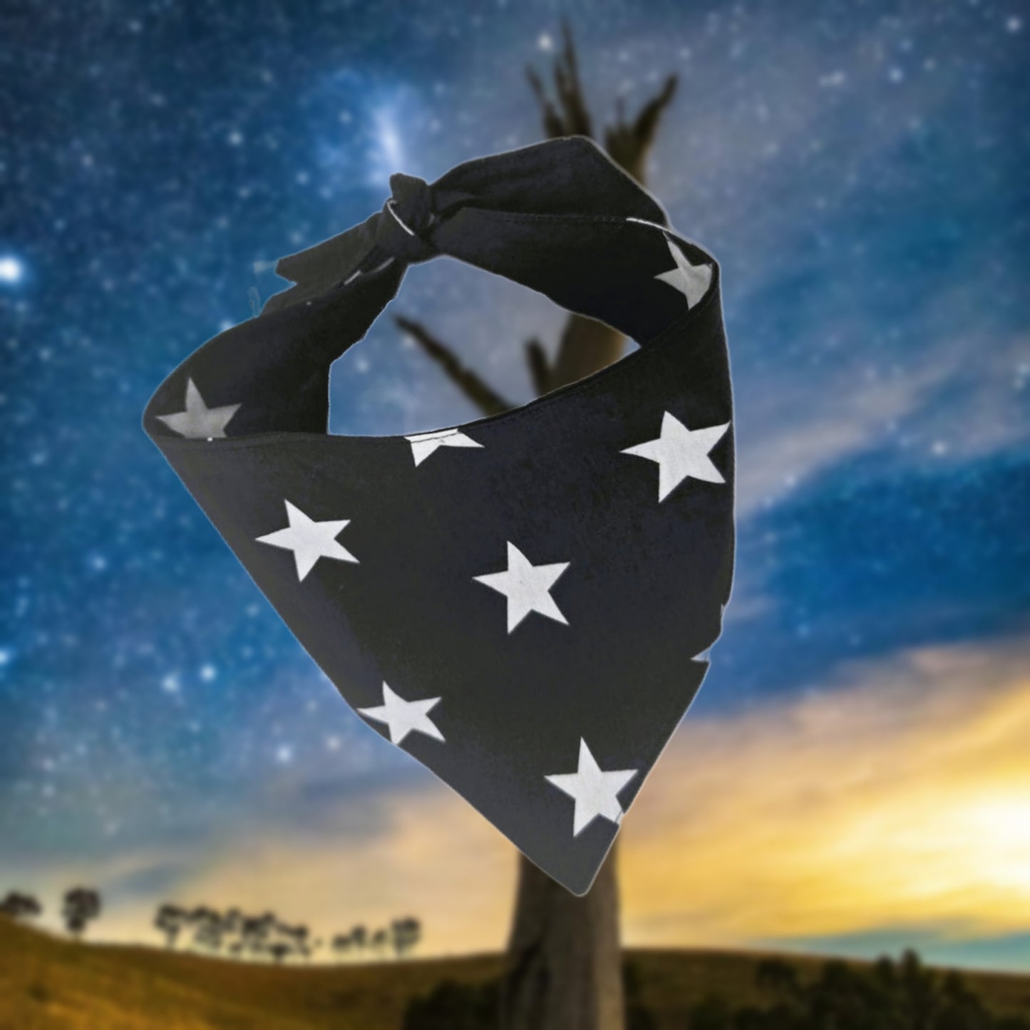 Halstuch - ✨White Star✨ 32–41 cm