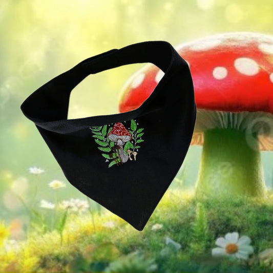 HALSTUCH - Waldzauber 🌙🍄🌲52-54 cm