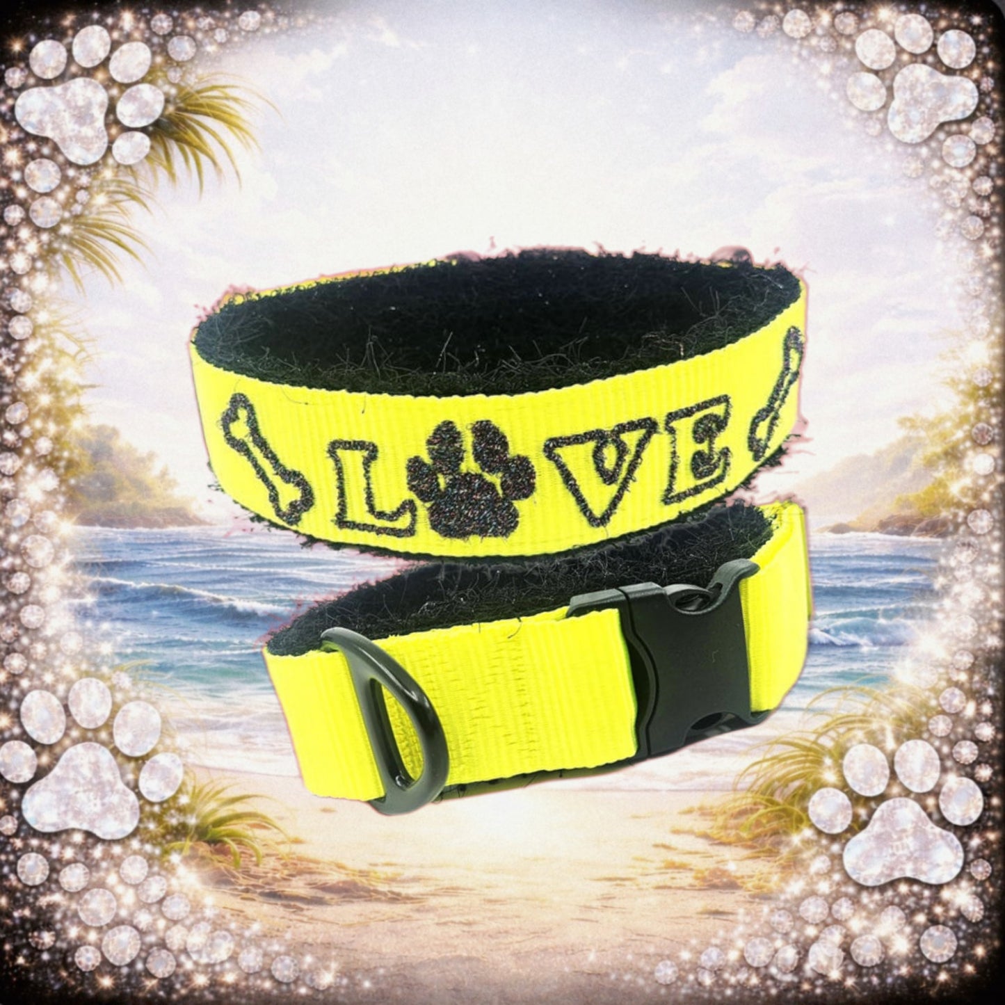 HALSBAND - LOVE 💛🐾 44–47 cm