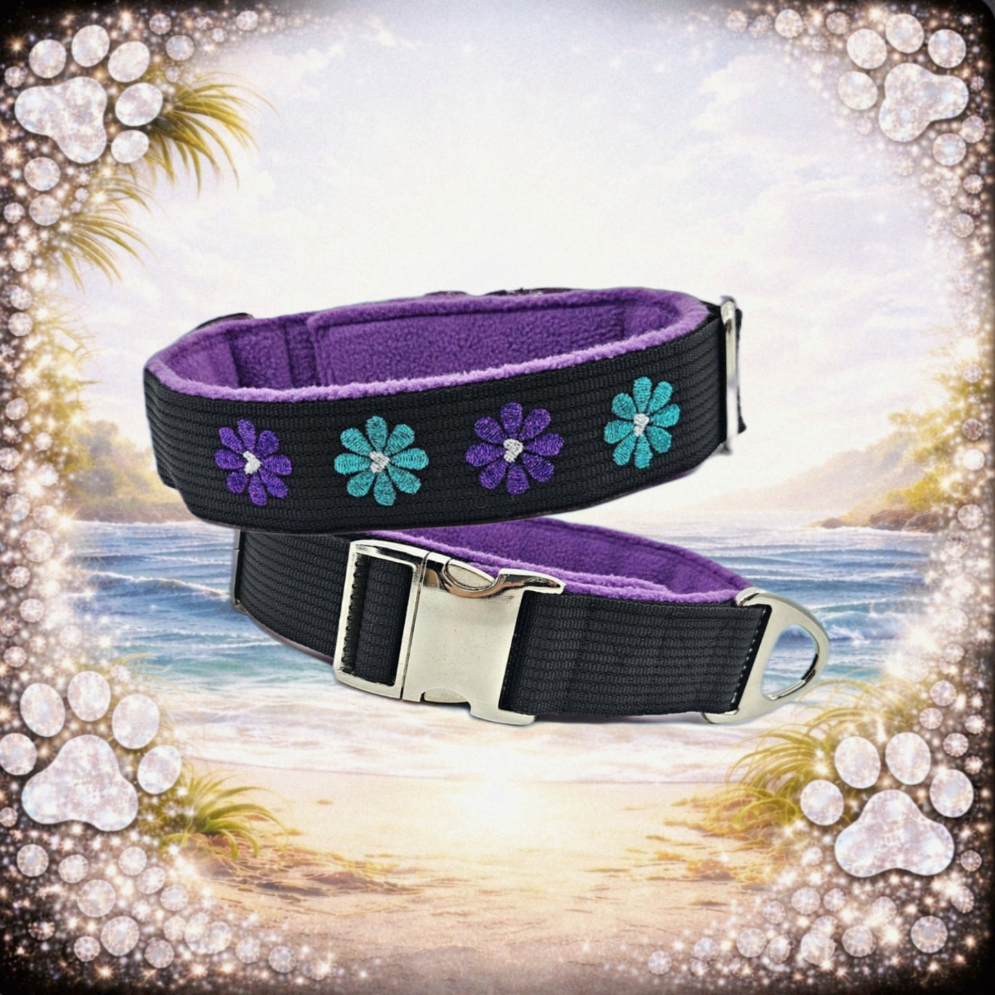 HALSBAND - FLOWER HEAD 🌸💜