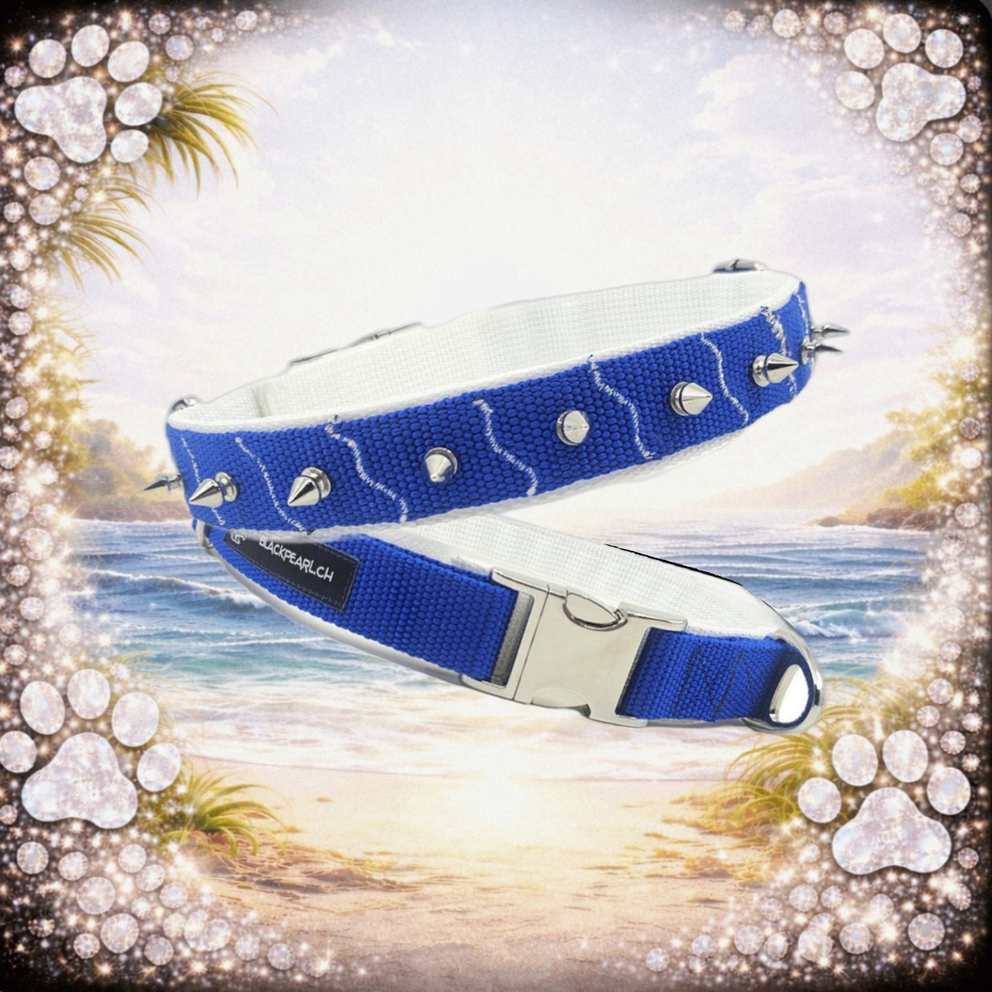 HALSBAND NACH WUNSCH MIT NIETEN/CONCHOS
