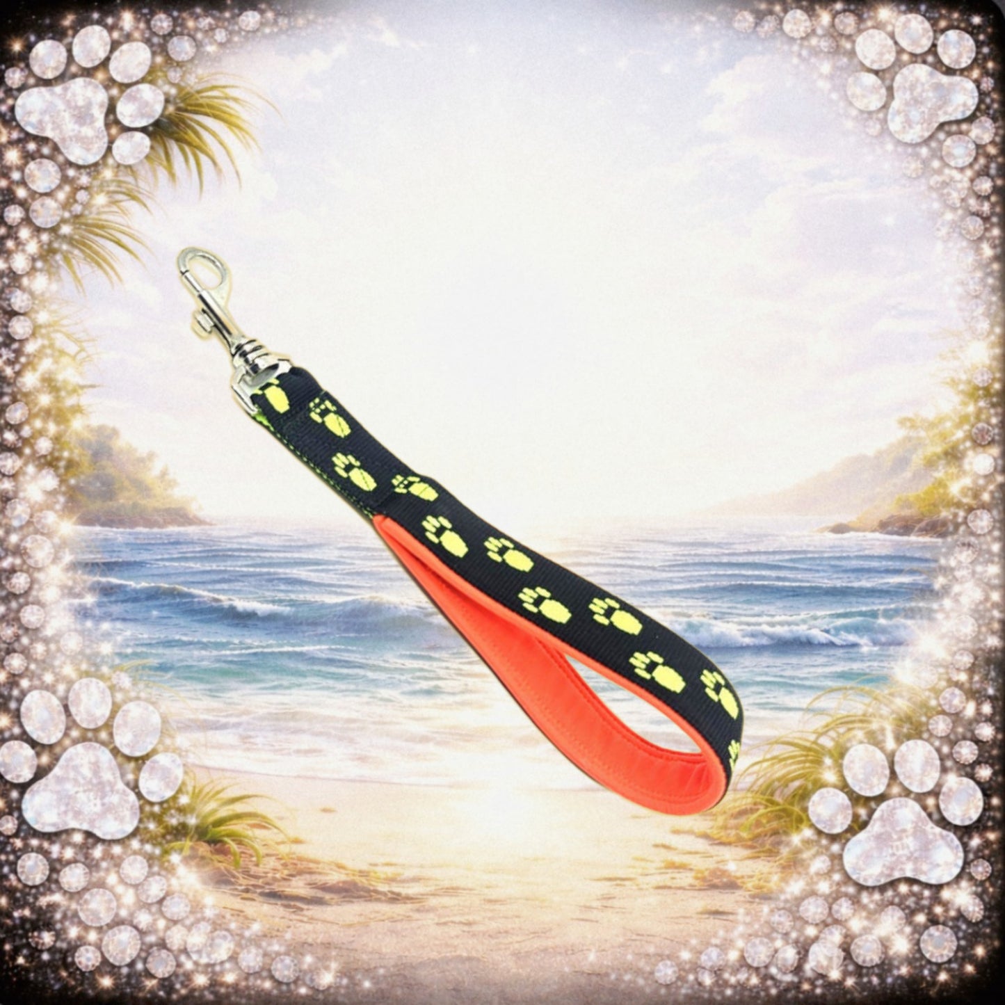 KURZFÜHRER LEINE - Safety Pawtrol 🍊🐾 28 cm