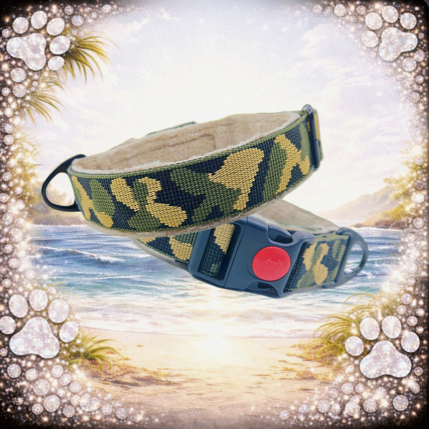 HALSBAND - Camo Noir 🔥