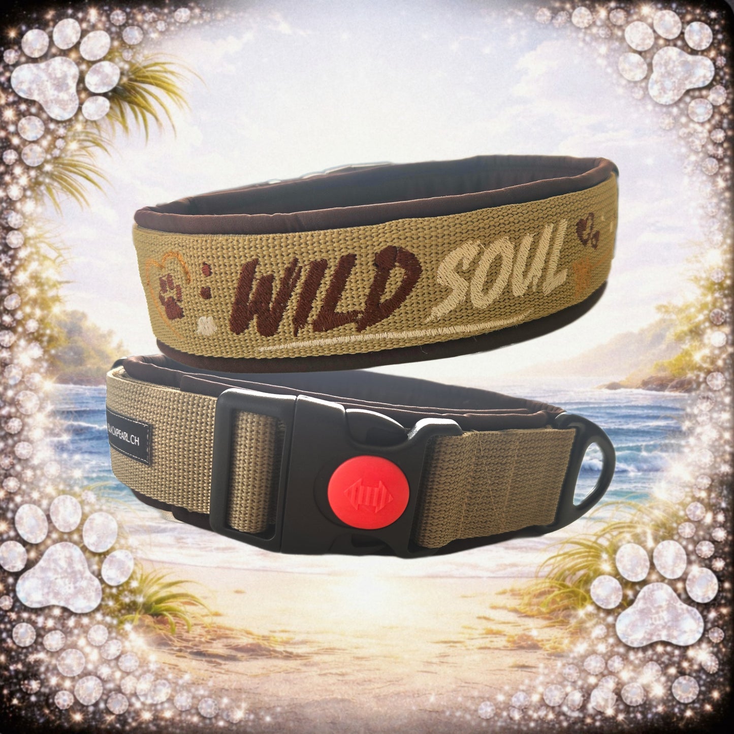 HALSBAND - Wild Soul 🤍🟡🤎