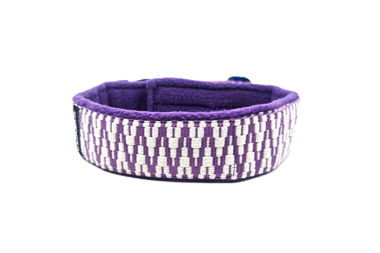 HALSBAND -  Velvet Beat 🐶💜 31 - 36 cm